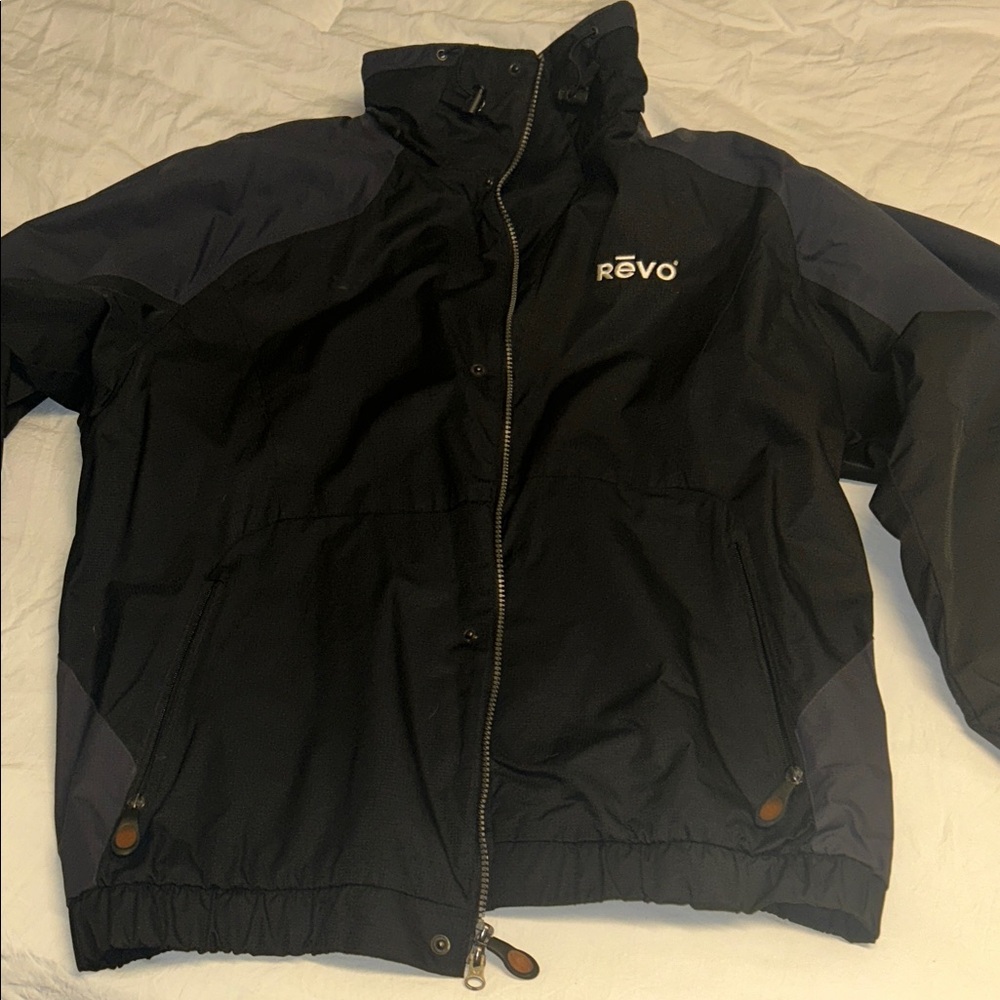 Revo Black and Dark Gray Jacket